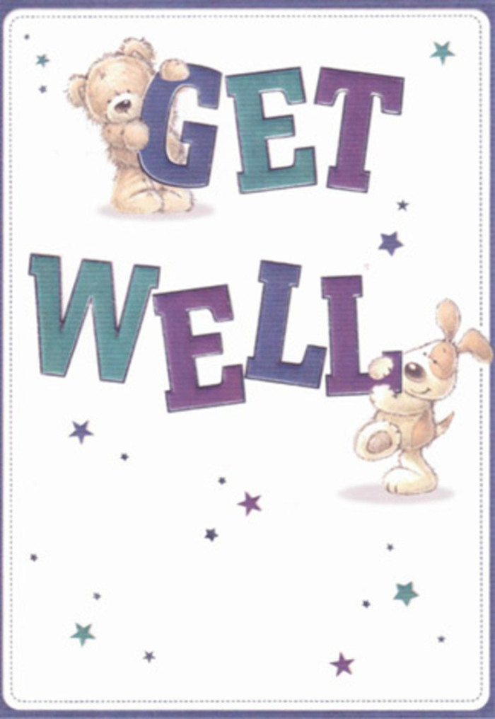 A celebration of gentle encouragement unfurls within this delightful get well card, its spirit mirroring the thoughtful, community-driven ethos of Grove Park. At the heart of the illustration, a friendly teddy bear and a playful puppy exchange a quiet moment of companionship-each character rendered with rounded, soft lines that evoke the tender touch of a caring hand. Between them, bold letters in deep purple and aquamarine ground the scene, spilling across a creamy backdrop that feels as fresh as the first light hitting Grove Park's meadows. Twinkling stars float in playful arcs, scattering well-wishes like confetti and filling the scene with uplifting energy-a detail reminiscent of celebratory floral bouquets sent from Grove Park Flowers to local hospitals and loved ones along Sutton Court Road. The bear's illustrated fluff and the velvety ears of the pup invite tactile imagination, asking the viewer to reach out and share in their comfort. There's an artistry here that feels intentional and heartfelt, every brushstroke placed with the gentle precision we bring to our best arrangements. Just as a carefully chosen bouquet can transform a space, this card transforms a simple gesture into an act of joy and healing, perfect for rekindling optimism and warmth within our close-knit community.