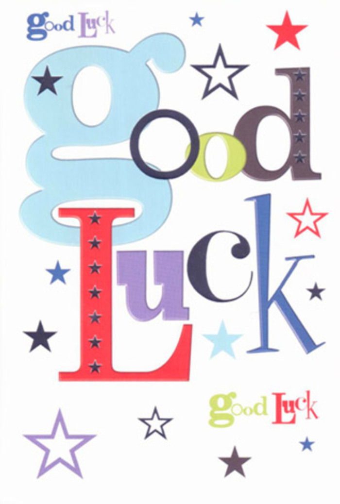 Infused with the vivacity of a local celebration, this luck-themed card is a visual cheer erupting with life, much like the spirited gatherings you'd find in Grove Park's markets or community spaces. Every letter has been thoughtfully arranged with expressive flair: from the wide, soft blue strokes reminiscent of clear London skies to slender, midnight-black accents and exuberantly red flourishes. They are set off by stars in every bold and faded hue-mossy greens, cool violets, and the occasional burst of gold-sprawling playfully over the matte white front. The spirit of the card feels like gentle applause echoing through Staveley Road or an encouraging grin exchanged during a major life step. Expansive white space breathes around each colourful figure, lending freshness and ease to the design, reminiscent of the calm found wandering the banks of the Thames. At once modern and warmly heartfelt, the card embodies sincere shared belief in good fortune-a talisman for new beginnings, be it a job, exam, or simply a bold new direction. The sensation of crisp, heavyweight paper, smooth to the touch, magnifies the pleasure of a tangible, personal wish-crafted with the same artistry and optimism Grove Park Flowers brings to every bouquet destined for a neighbour's deserving hand.